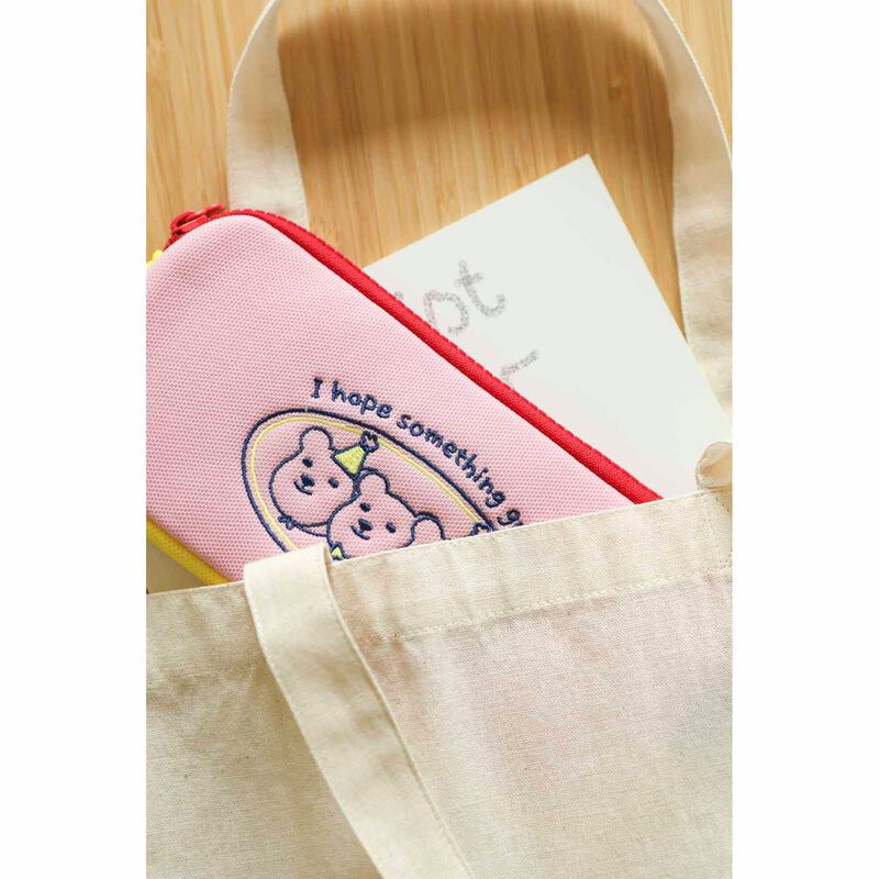 DAILYLIKE Jellybear Pencil Pouch Pink-image 5