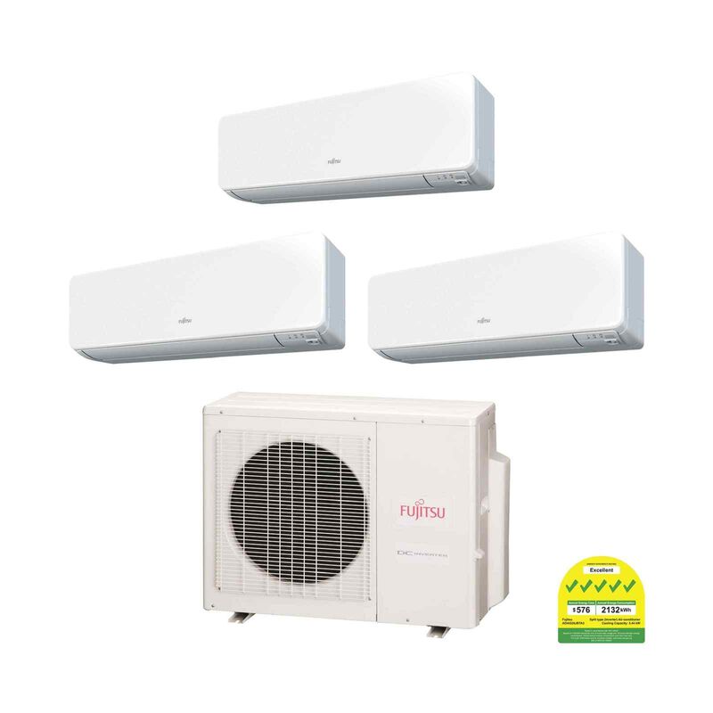 FUJITSU System 3 Aircon AOAG28JBTA3 /ASAG09JGTA X 3-image 1