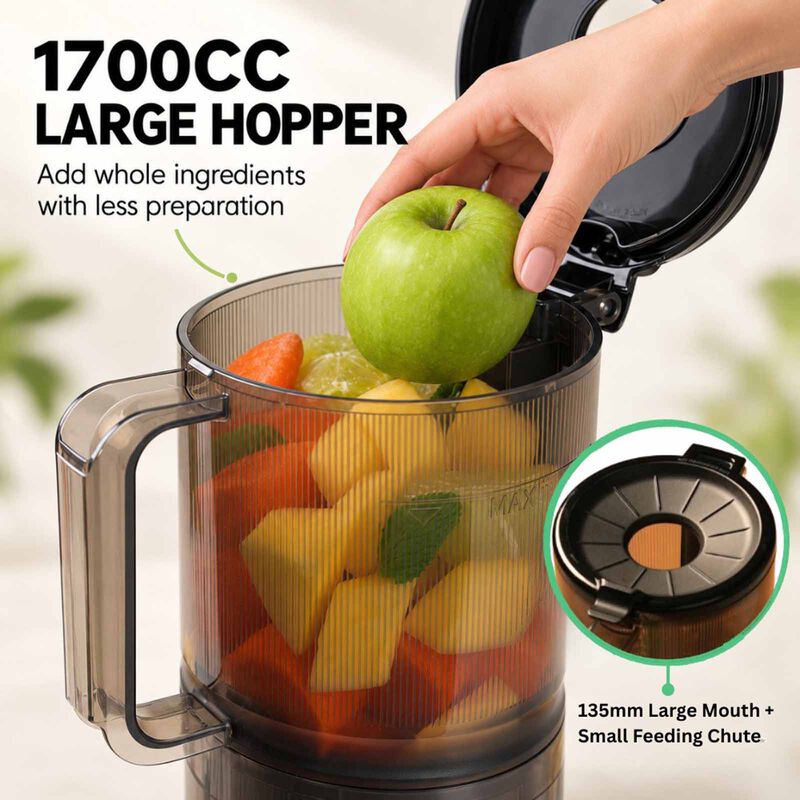 KUVINGS Slow Juicer - Matt Gunmetal AUTO 7 - MATT GUNMETAL-image 3