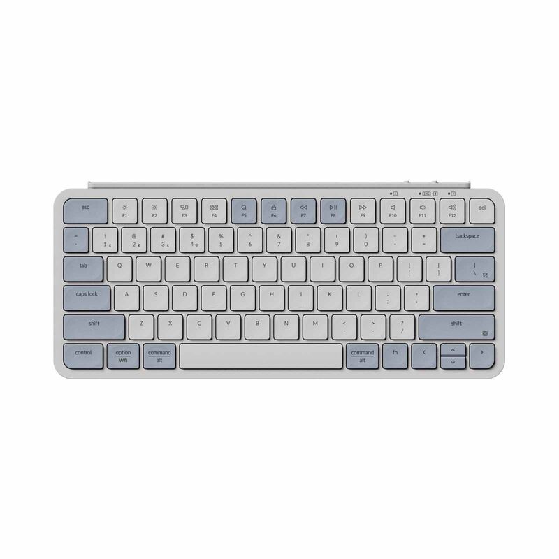 KEYCHRON B1 Pro, 77 Key, Retro Blue, Ultra-slim Wireless Keyboard KYCN-B1P-K11-image 1