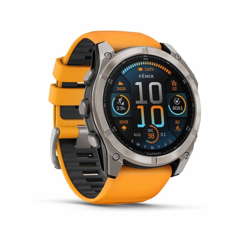 GARMIN Fenix 8 51mm Sapphire Amoled Edition , Graphite/orange GM-010-02905-53-image 3