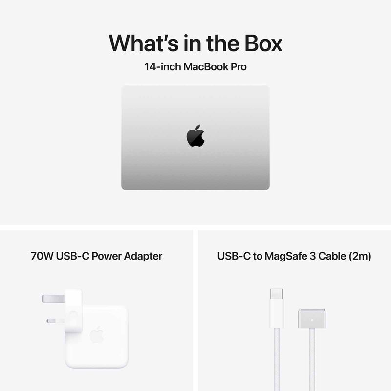 APPLE 14-inch Macbook Pro: M5 Pro Chip With 15-core Cpu And 16-core Gpu, 24gb, 1tb Ssd - Silver MGDN4ZP/A-image 5