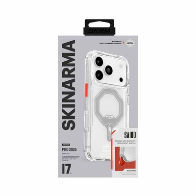 SKINARMA Iphone 17 Pro (2025) 6.3" Saido (mag-charge) SK-2025IPP6.3-SDOMS-CLR
