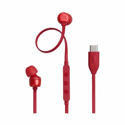 JBL Usb C In-ear Wired Headphone JBL TUNE310C RED