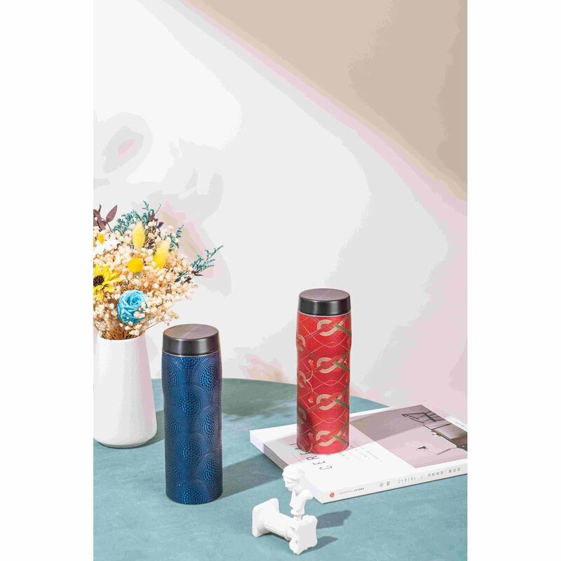 TIGER 480ml Stainless Bottle (red) + Wooden Box (kumihimo) Special Edition MJX-A483 (RK)-image 5