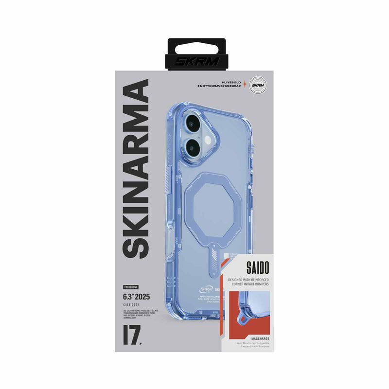 SKINARMA Iphone 17 (2025) 6.3" Saido (mag-charge) SK-2025IP6.3-SDOMS-SBL-image 1