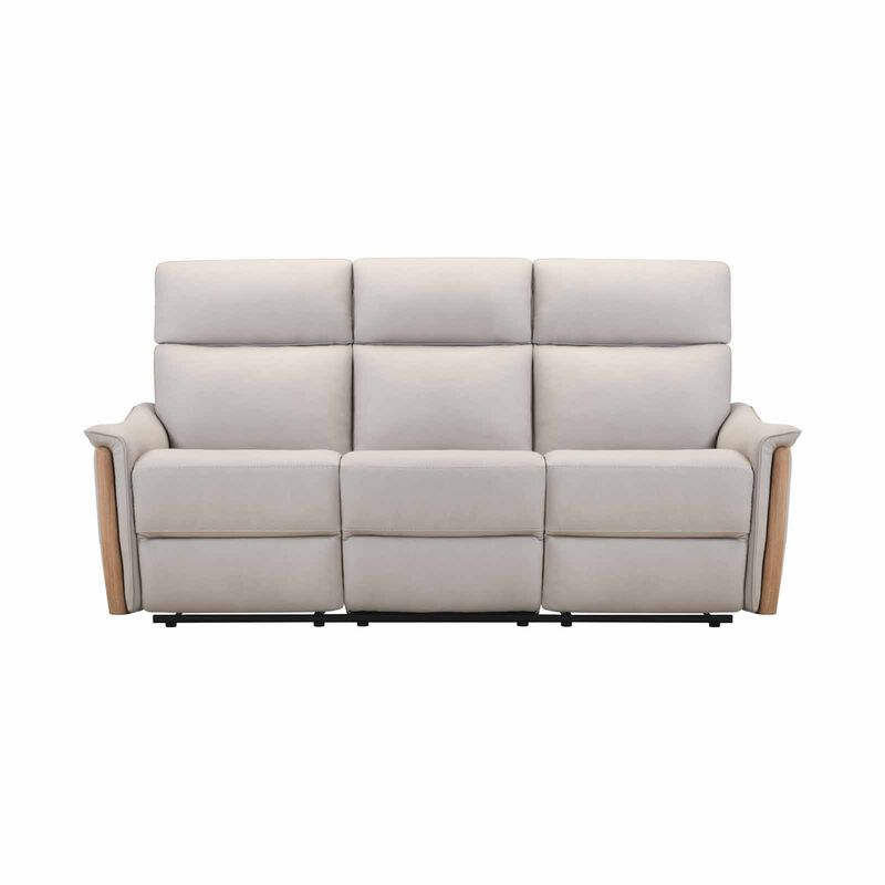 3rr-m Seater (fl) Beige Full Leather Sofa HILDA-image 1