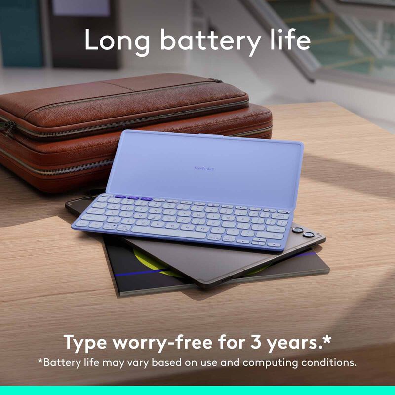 LOGITECH Logi Keys-to-go 2 Bt Kb (universal) - Lavender 920-012963-image 8