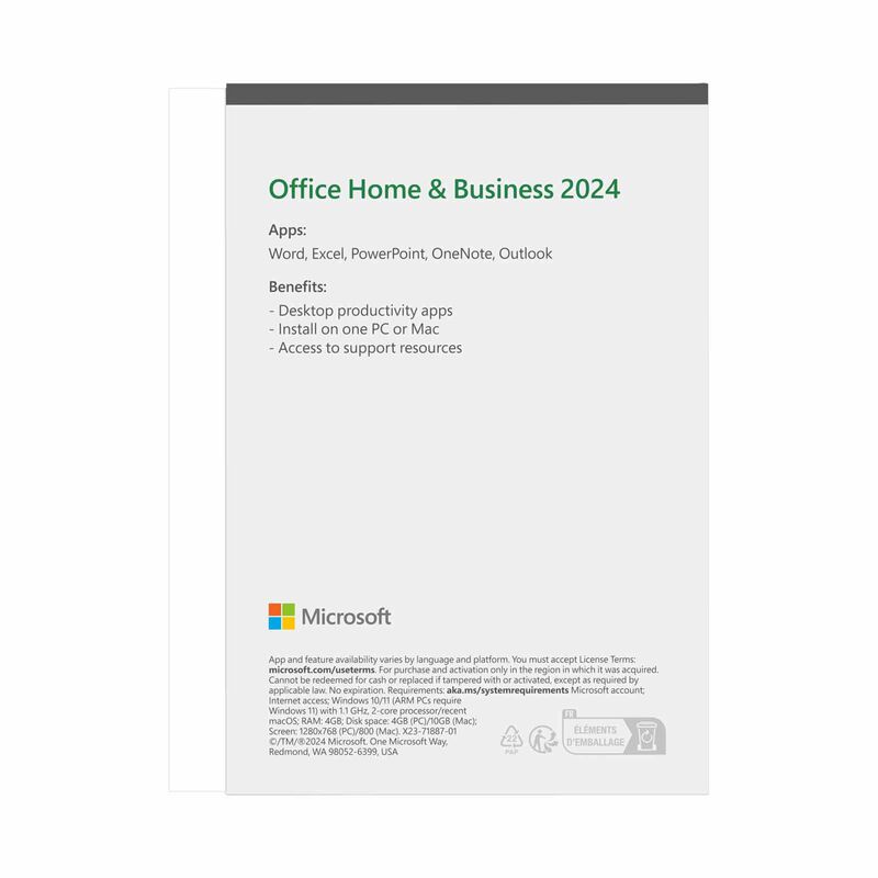 MICROSOFT Microsoft Office Home And Business 2024 Fpp EP2-06629-image 2