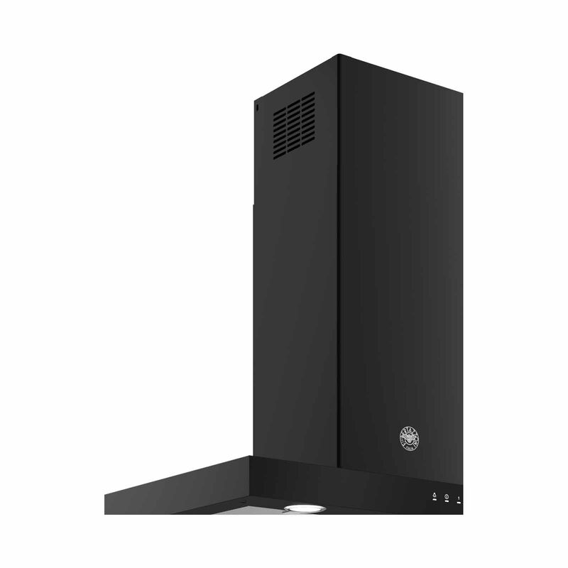 BERTAZZONI 90cm Wall Mount Hood Nero Matt KT90P1ANET-image 4