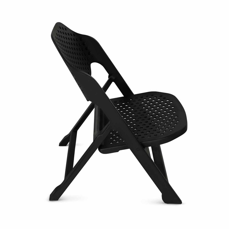 PHOENIX Cala Foldable Wide Chair Moon Black CALA-image 7