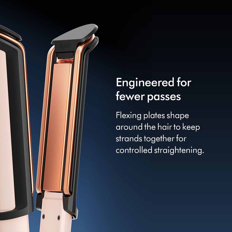 DYSON Corrale Coolshine Hair Straightener - Ceramic Pink/rose Gold HT02-A CEPK/ROSEGD (600095-01)-image 4