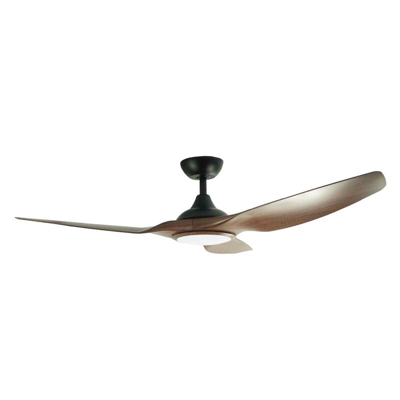 FANZTEC 46 In Dc Ceiling Fan With Led Light (ork Wood) AIRSTREAM 46" ORK WOOD-image 1
