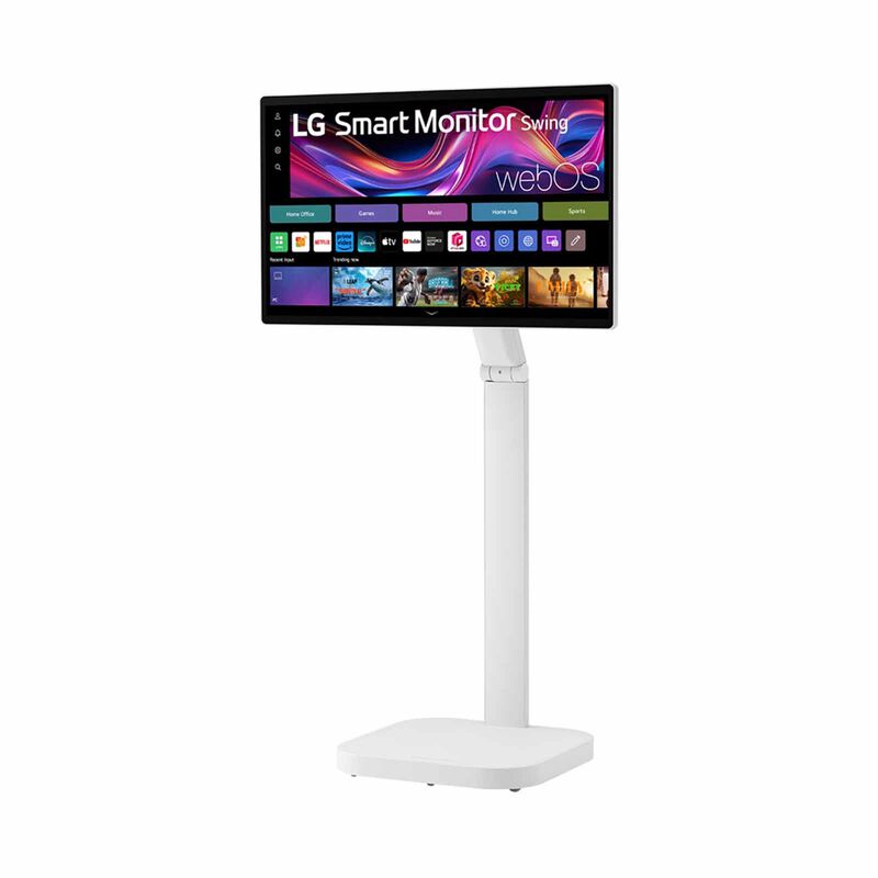 LG 31.5in 4k Uhd Ips Smart Monitor Swing With Touchscreen & Rolling Stand 32U889SA-W-image 8