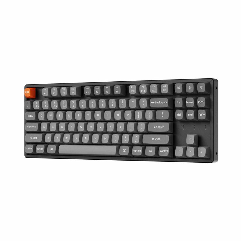 KEYCHRON K8 Max Tenkeyless Wireless Mechanical Keyboard, 80% Tkl 87 Key, Black Full Assembled, Red Switch, Rg KYCN-K8M-J1-image 6
