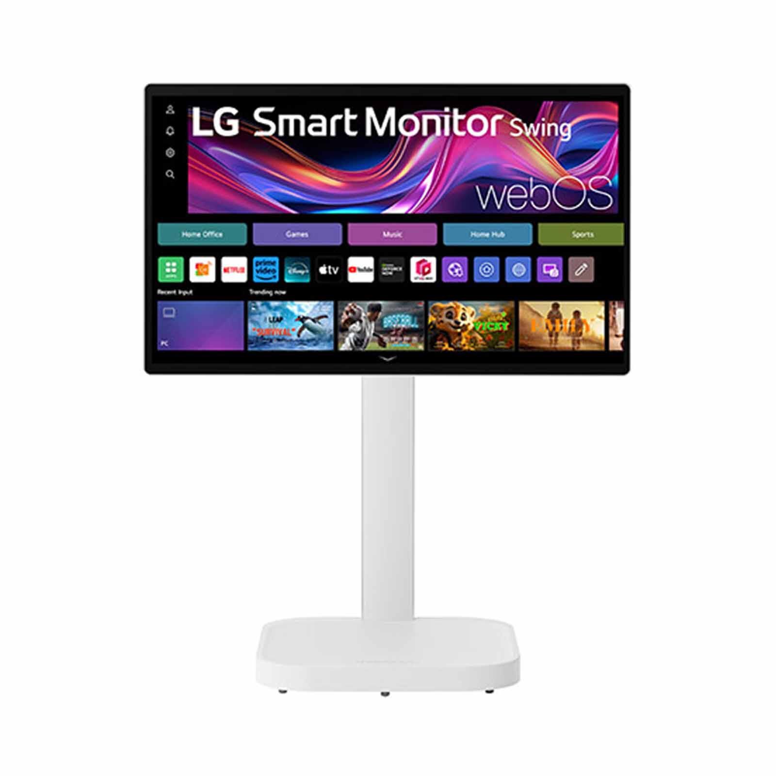 Shop LG 31.5in 4k Uhd Ips Smart Monitor Swing With Touchscreen