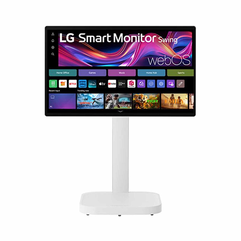 LG 31.5in 4k Uhd Ips Smart Monitor Swing With Touchscreen & Rolling Stand 32U889SA-W-image 10