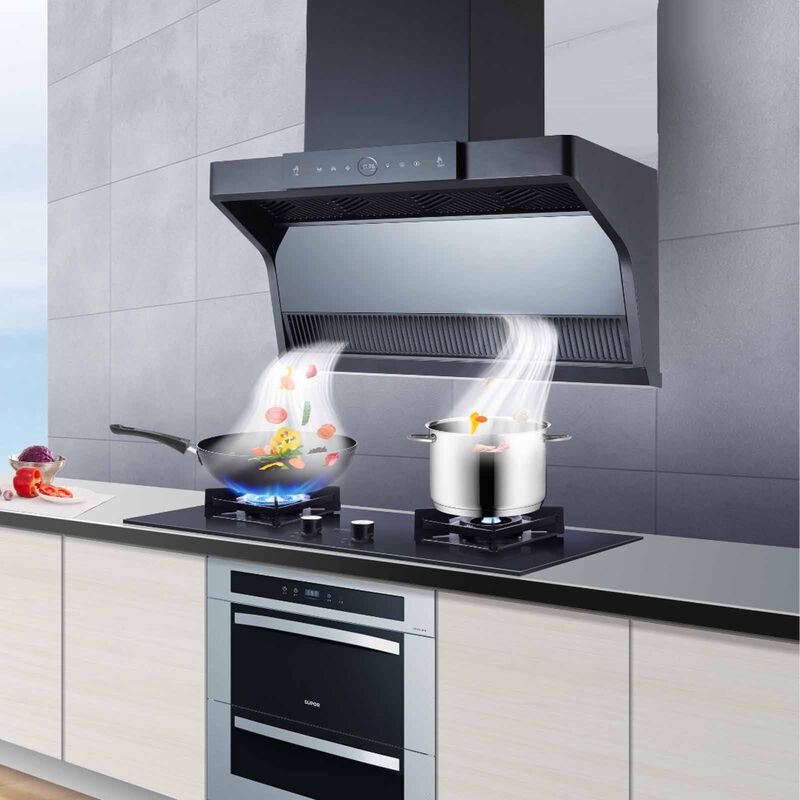 OTIMMO L-shaped Hood With Dual Suction ECH9122EBK-image 4