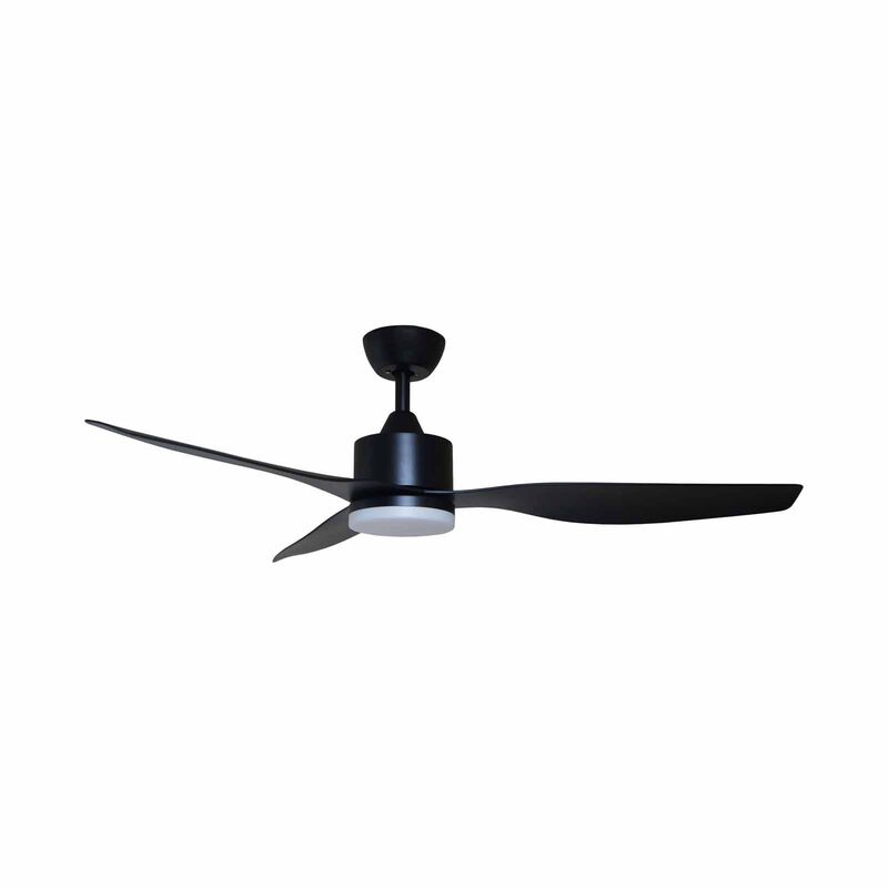 FANZTEC 45 In Dc Ceiling Fan With Led Light (matt Black) AIRMASTER 45" MATT BLACK-image 1