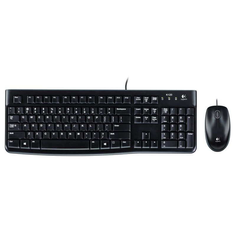 LOGITECH Mk120 Combo Keyboard & Mouse 920-002586-image 1