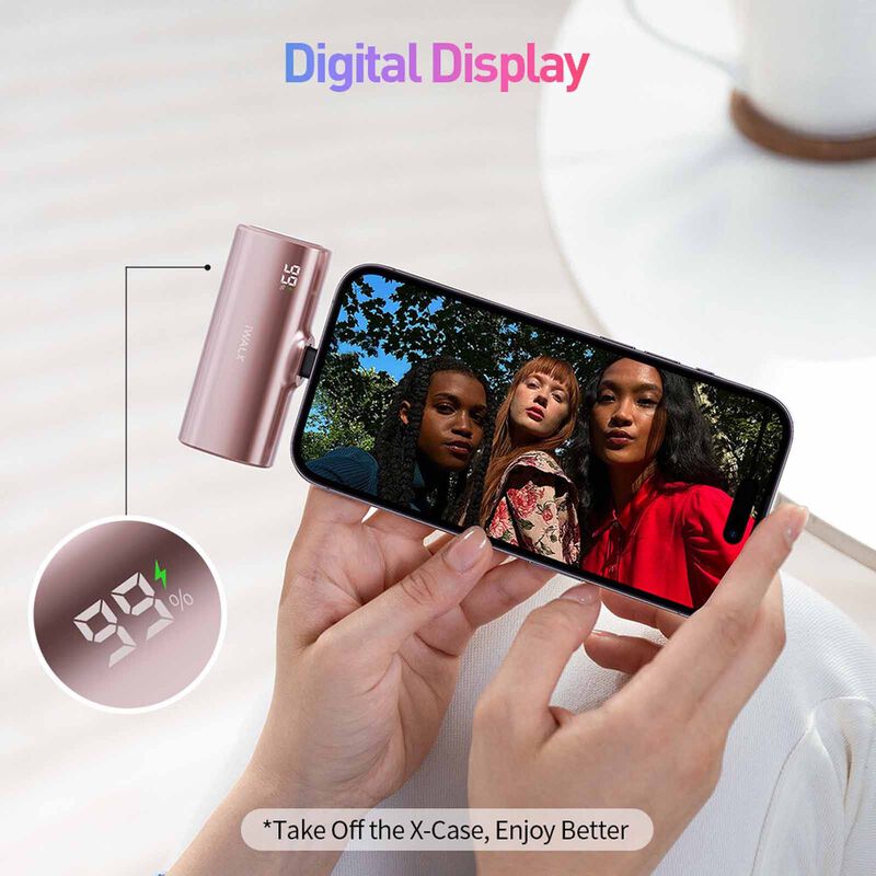 IWALK Linkpod X 5000mah 20w Fast Charge Pink (made For Iphone) LPX001-013A-MFI-image 5