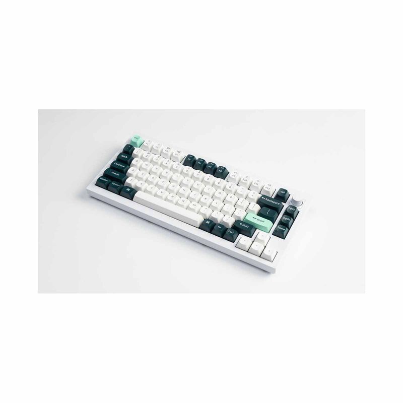 KEYCHRON Keychron Q1 He 75% 82key, Shell White, Knob, Purple Rgb Hot-swap Gateron 2.0 Magnetic Switch KYCN-Q1H-P1-image 2