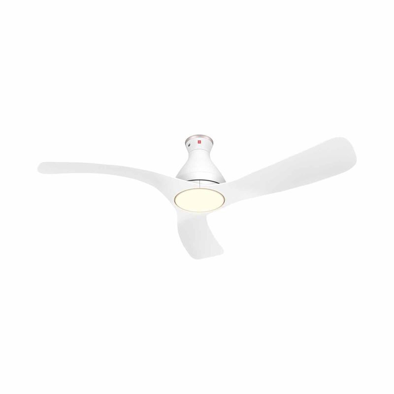 KDK 56 In Dc Ceiling Fan With Light (140cm)-white H56GP(WH)-image 12