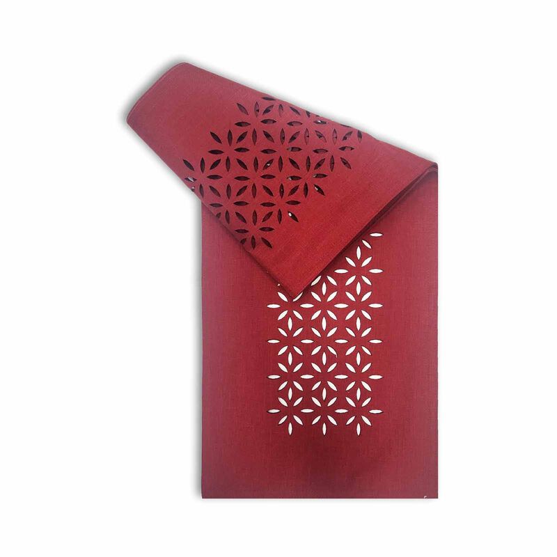 RAPEE Morocco Tablerunner Red (online) MOROCTRRED-image 2