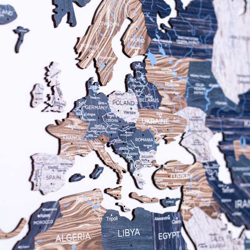 2d Wooden World Map Mystery M ENJOY THE WOOD-image 7