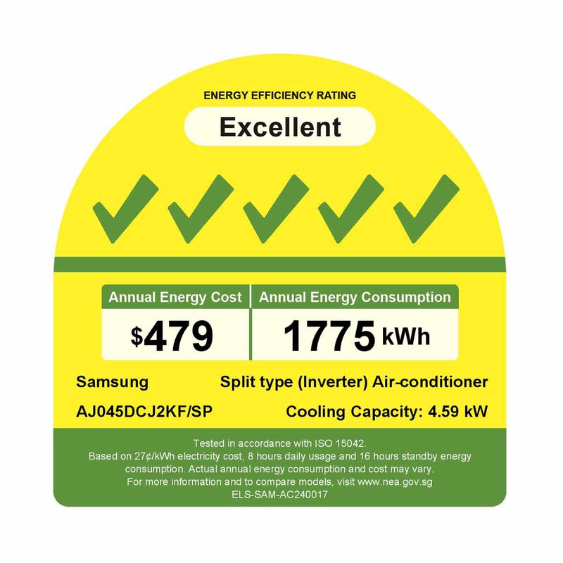 SAMSUNG Samsung System 2 Aircon 4.5kwh Cu (9000btu X 1, 12000btu X 1) AJ045DCJ2KF/SP +AJ009DBAPKF/SP +AJ012DBAPKF/SP-image 2