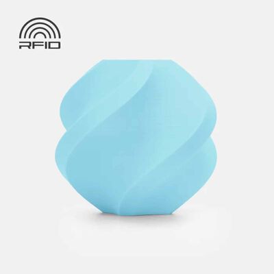 BAMBU LAB Pla Matte - Ice Blue - With Reusable Spool BAM-A01-B4-1.75-1000-SPL