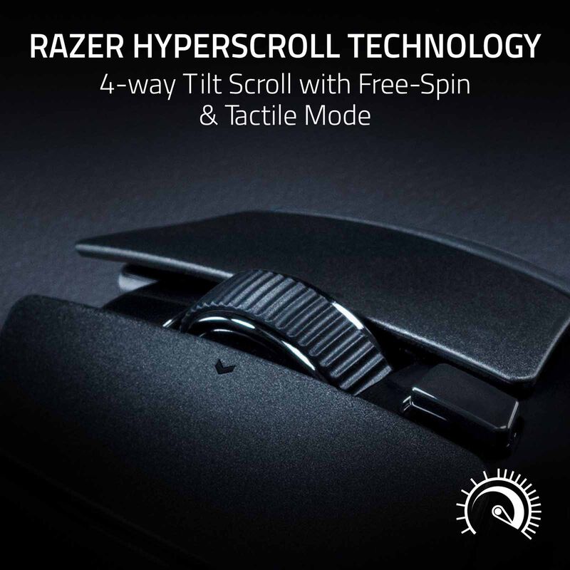RAZER Basilisk V4 Hyperspeed - Ergonomic Wireless Gaming Mouse RZ01-05680100-R3M1-image 5