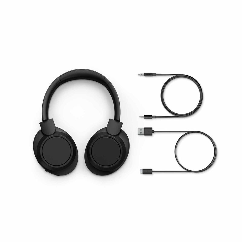 PHILIPS Over-ear Wireless Headphones TAH6509BK/00-image 2