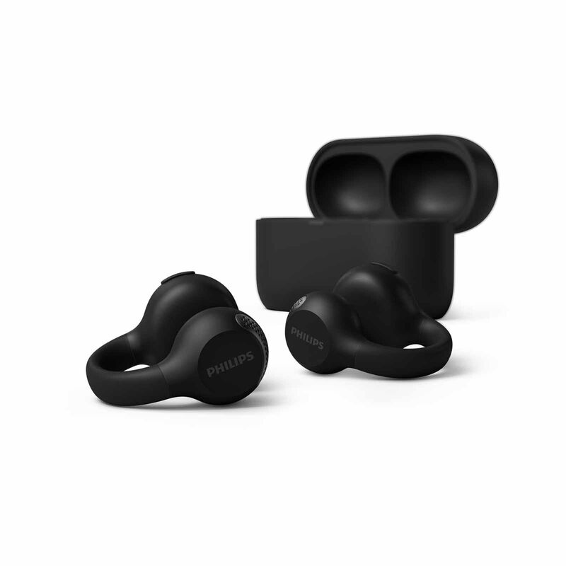 PHILIPS Open-ear True Wireless Earloop Design Earbuds Black TAQ2000BK/97-image 2