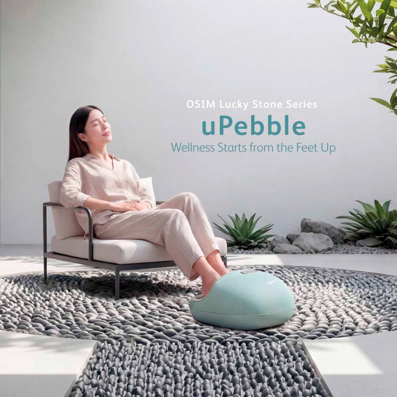 OSIM Upebble Foot Reflexology Massager + Uergoh Air Neck & Back Massage Pad OS-3261 + OS2262-image 13