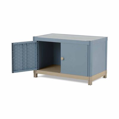 PHOENIX Flo Modular Plastic Storage Cabinet (fog) S1 CABINET LOW