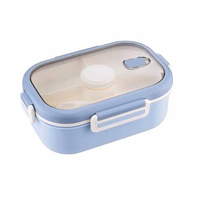 LA GOURMET Snack N-sip 1100ml Lunch Box - Blue LGPG433602