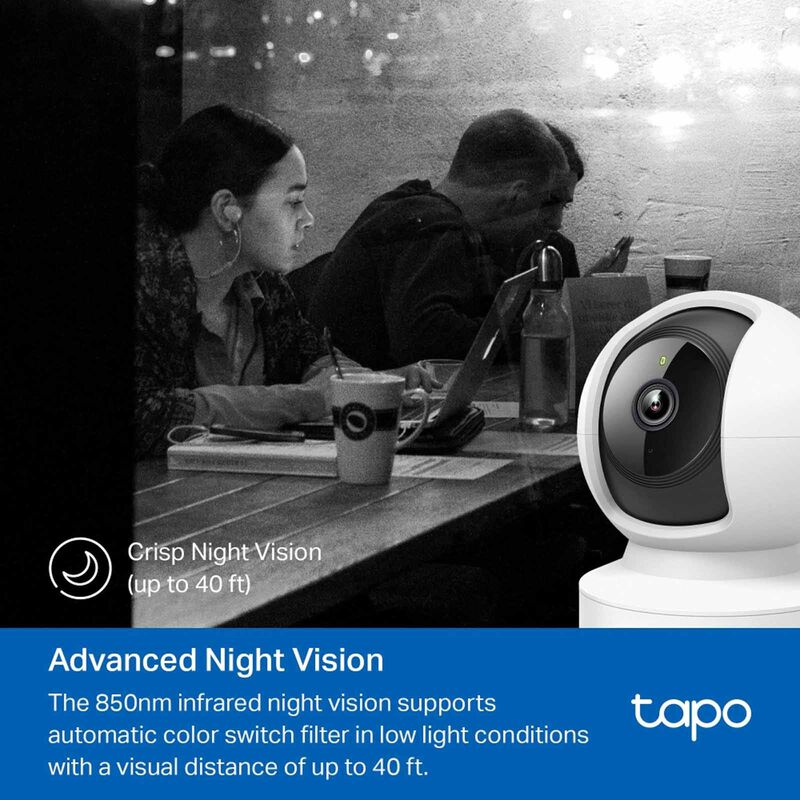 TP LINK Pan/tilt Home Security Camera TAPO C202-image 7