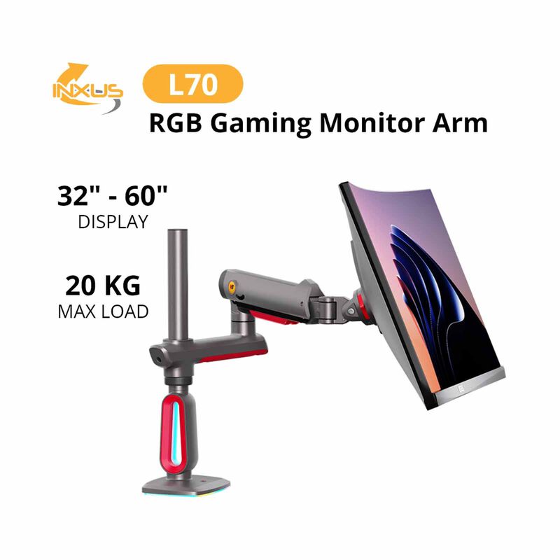 NORTHBAYOU L70 Gaming Monitor Arm Red L70 RED-image 1