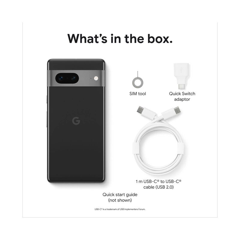 GOOGLE Pixel 7 128gb Obsidian GA03923-US-image 8