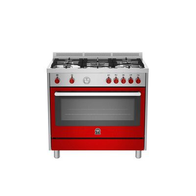 LA GERMANI 90cm Free Standing Cooker (red)-exclude Installation RIS95C61LBXR