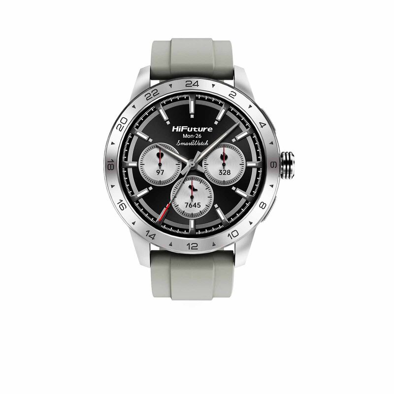 HIFUTURE Flex2 - Silver Bluetooth Smartwatch With Heart Rate Function HSSW5SL-image 1