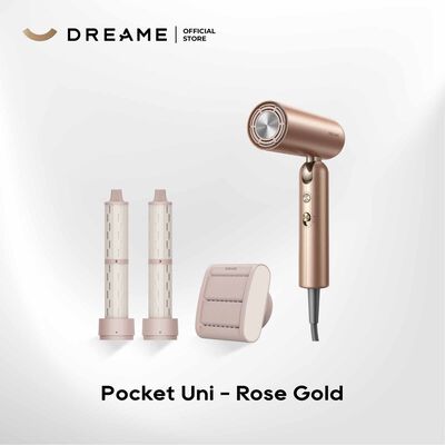 DREAME Pocket Uni High-speed Hair Dryer (1,400w) - Rose Gold DM-UNHPKET-RS