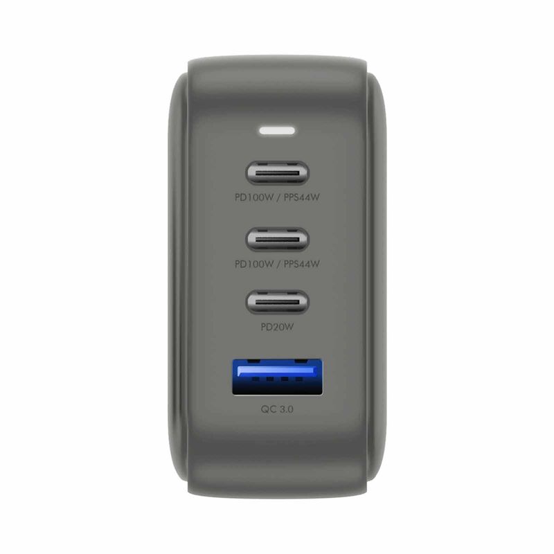ENERGEA Travelworld Gan100, 3c1a Pd/pps/qc3.0 Wall Charger,100w (us+uk+eu+au) - Gun CHR-TW-GAN100-image 4