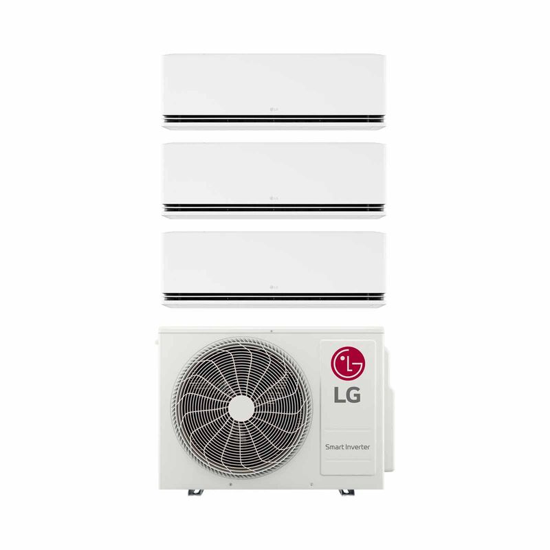 LG Lg 28k Condenser Dualcool S1 Ai Air System 3 (9000btu X 3) Z3UQ28GFA1 + S3NZ091L1DA X 3-image 1