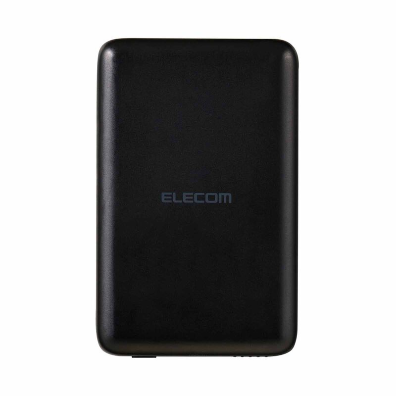 ELECOM Qi2 Wireless Ccc Power Bank 5000mah 20w 1c DE-B04-5000BK-image 3
