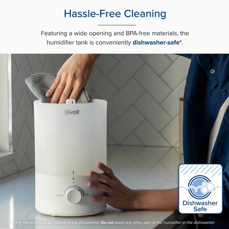 LEVOIT Dual 150 Ultrasonic Cool Mist Humidifier LV-HUMID302-UK-image 4