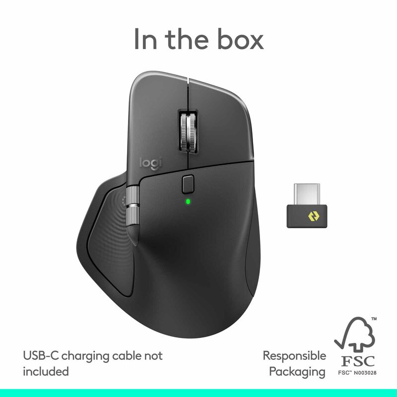 LOGITECH Mx Master 4 Wireless Mouse Graphite 910-007565-image 16