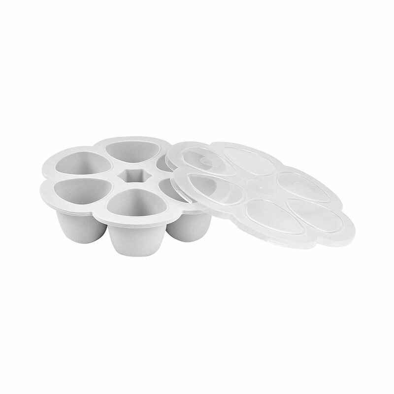 BEABA Silicone Freezer Tray 6 X 90ml - Grey (online) MULTIPORTIONS-image 2