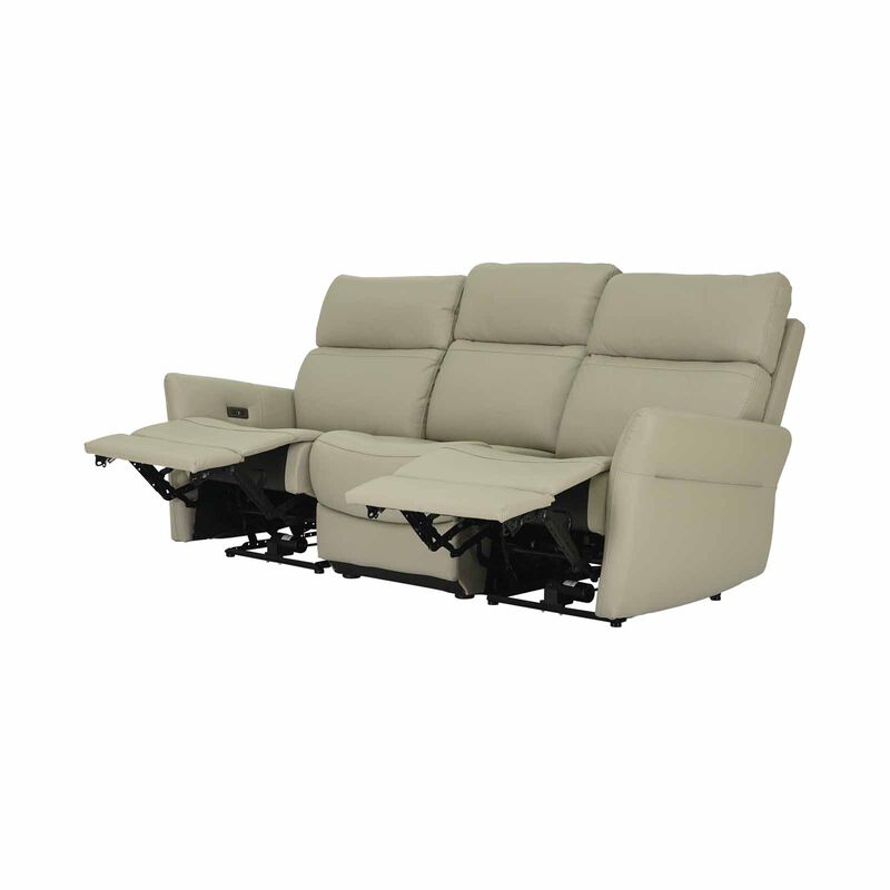 SOLOTTI 3rr-e Seater (hl) Beige Half Leather Sofa ZHAYLEN-image 4